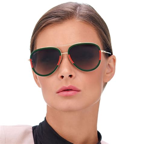 gucci round green and red sunglasses|gg0062s Gucci sunglasses.